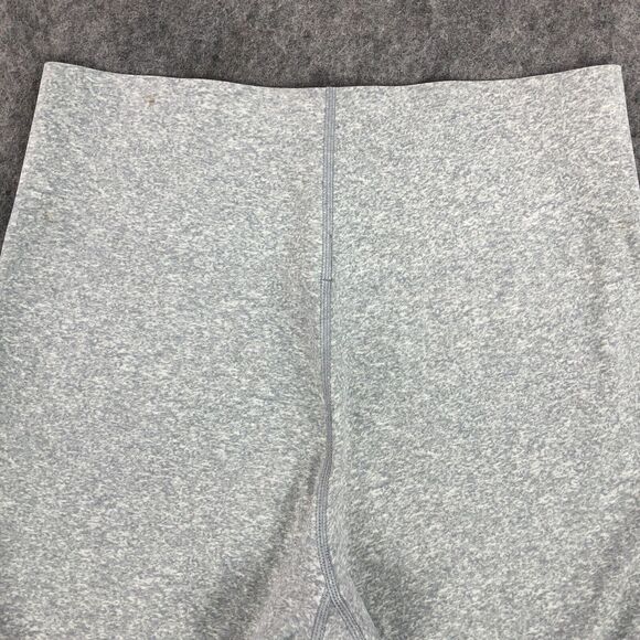 VS PINK Active Leggings Large Gray Heather Wide Band Compression High Rise - Picture 5 of 12
